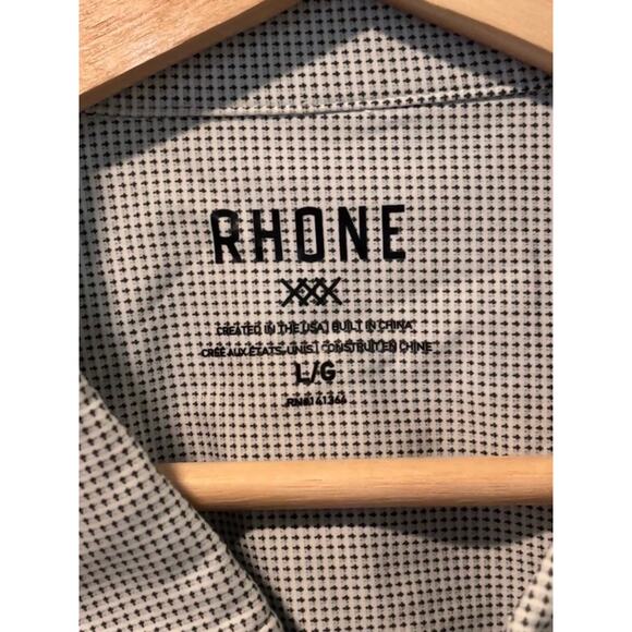 Rhone Commuter Shirt Men’s L Performance Stretch Long Sleeve NWOT - Picture 4 of 8